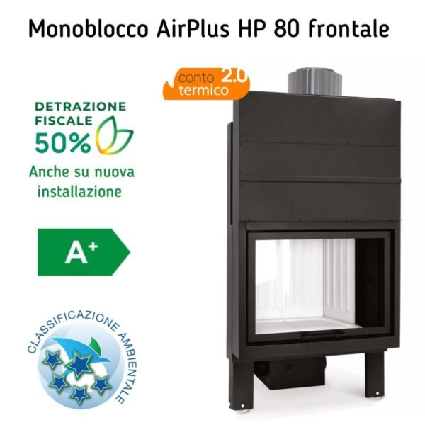 Camino a legna High Performace FRONTALE 80