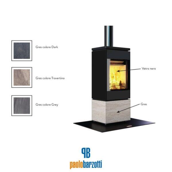 Stufa a legna 500 - 8,8 kw - immagine 4