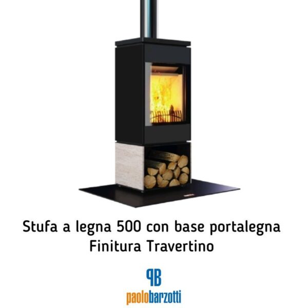 Stufa a legna 500 - 8,8 kw - immagine 5