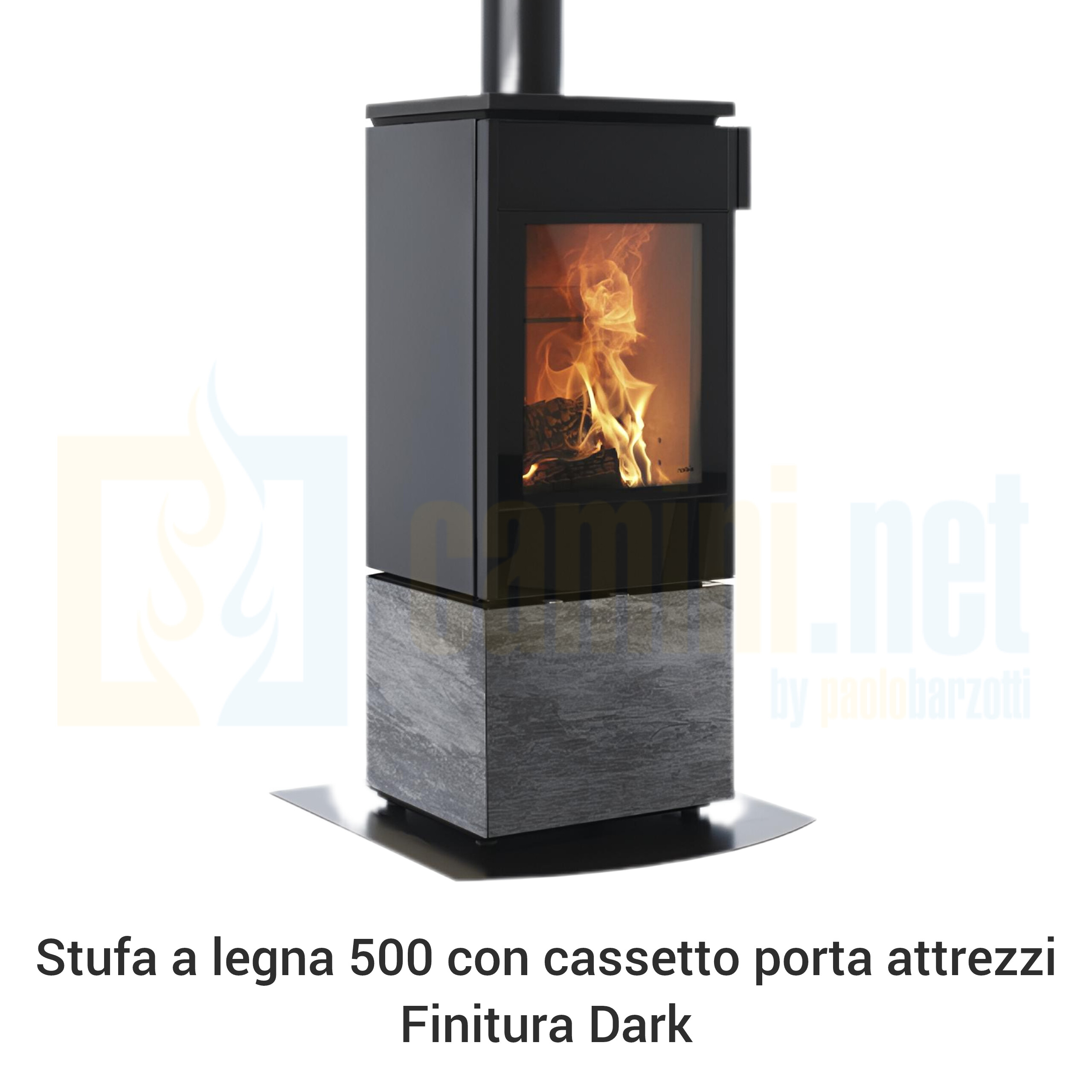 Stufa a legna 500 7,2 kW / 8,8 kw - immagine 2