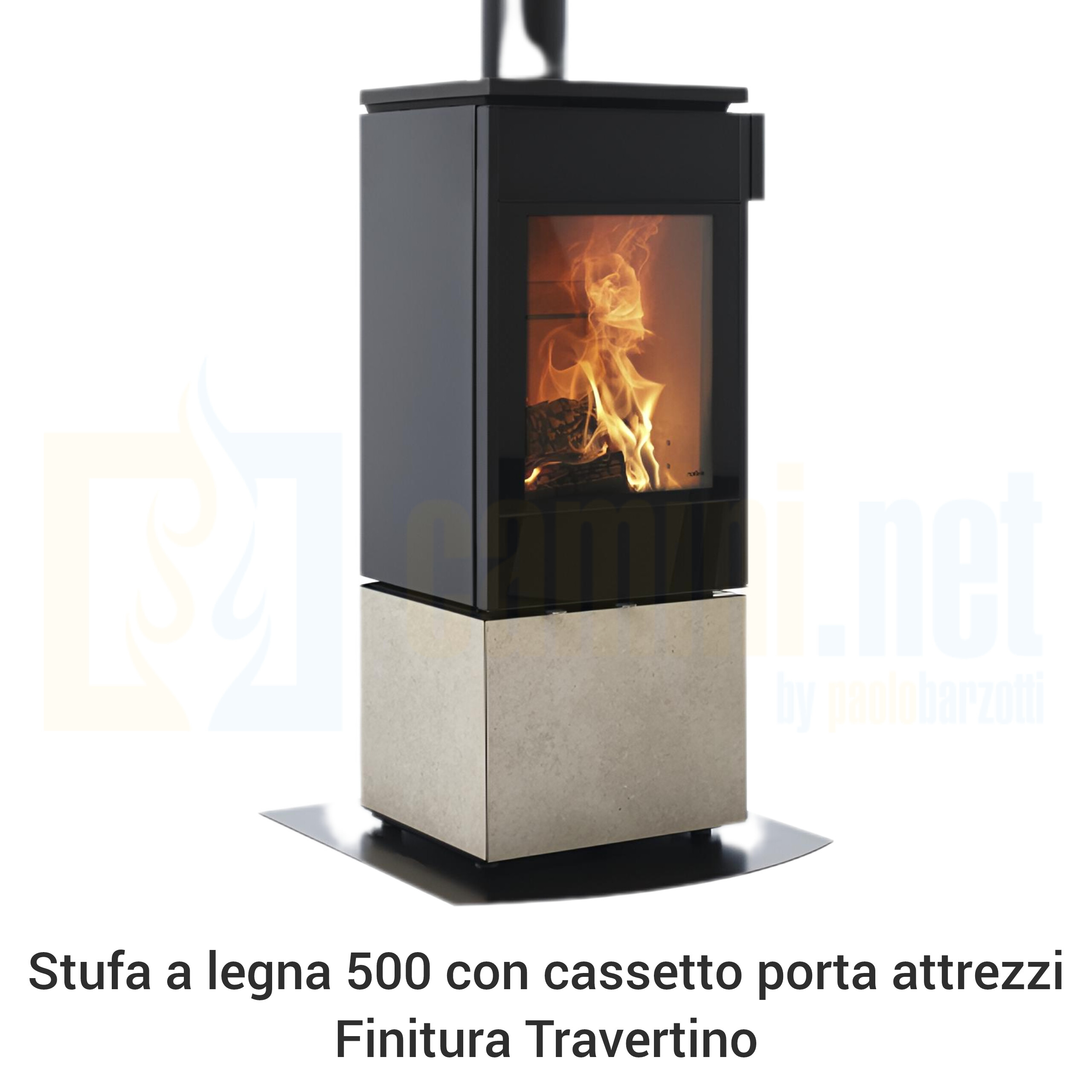 Stufa a legna 500 7,2 kW / 8,8 kw - immagine 4