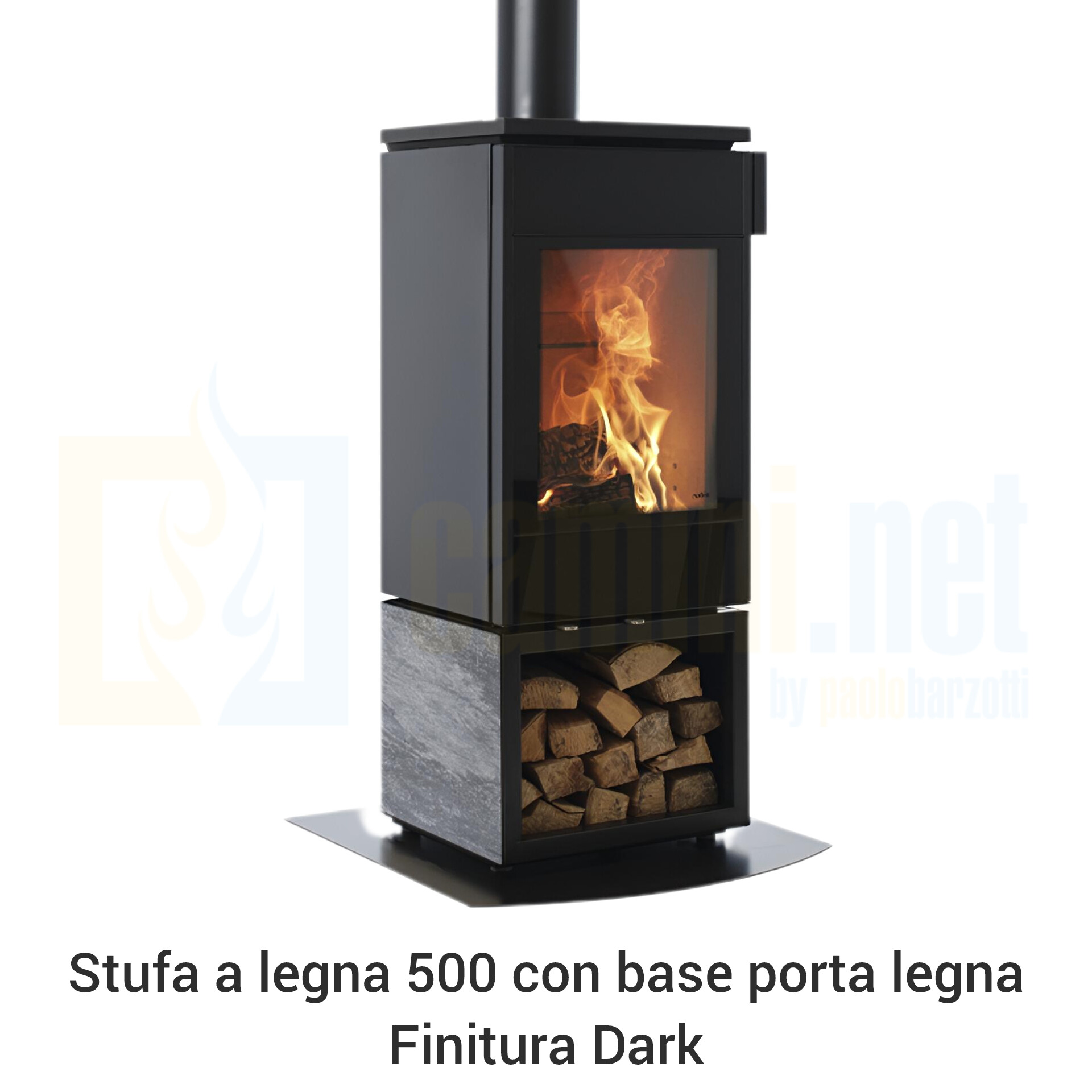 Stufa a legna 500 7,2 kW / 8,8 kw - immagine 6