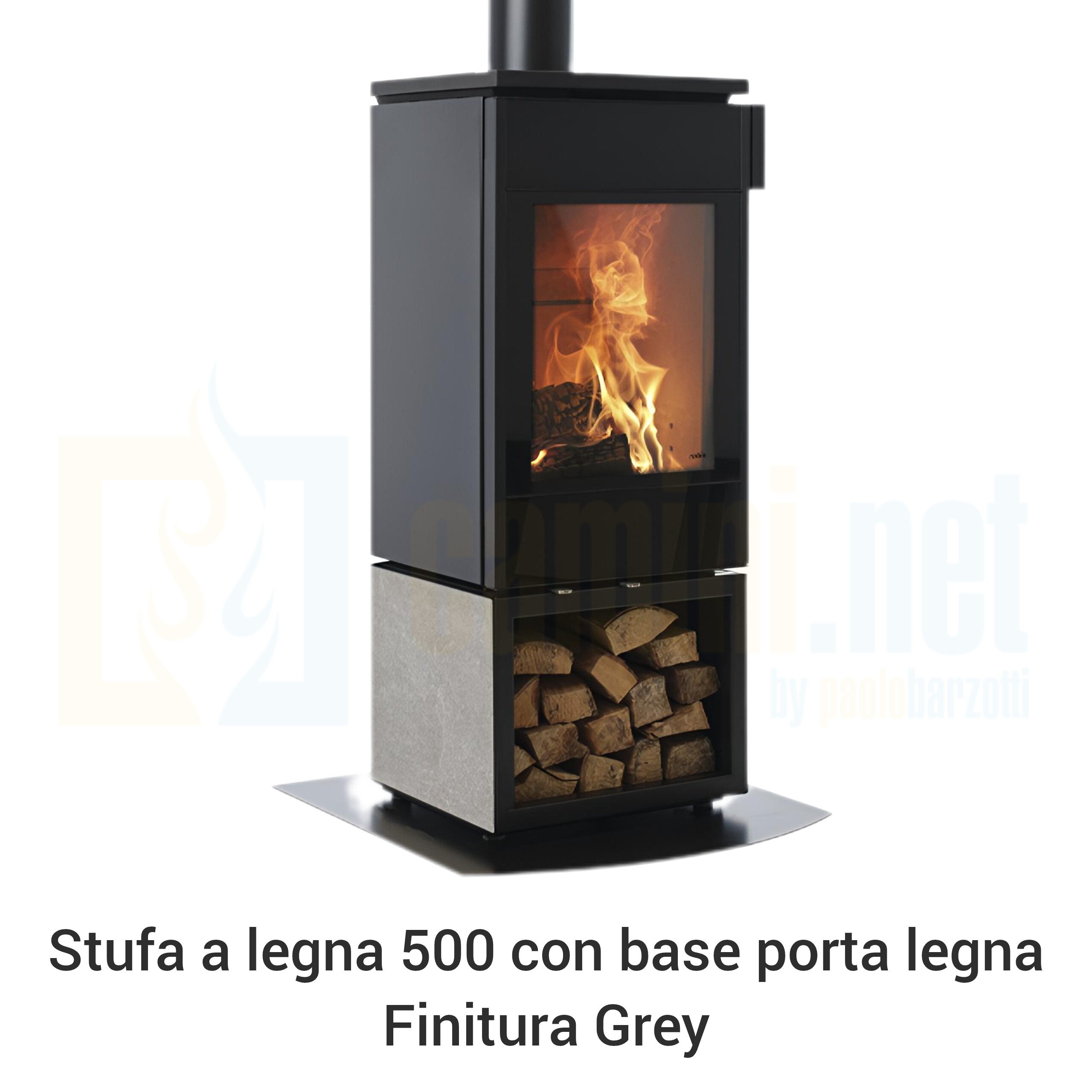 Stufa a legna 500 7,2 kW / 8,8 kw - immagine 5