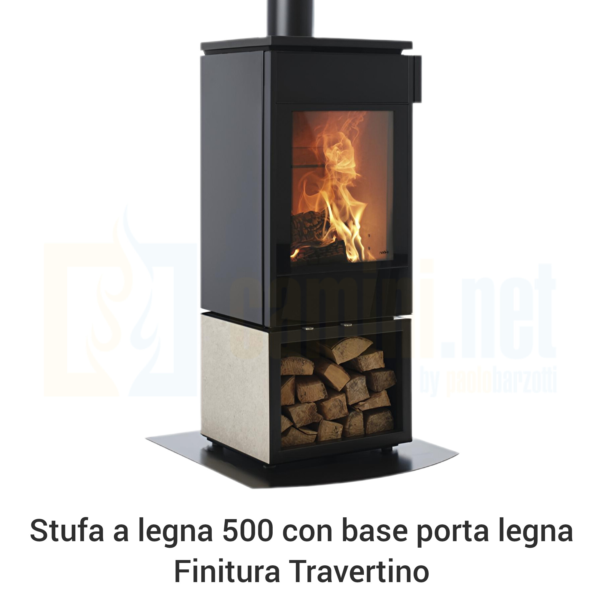 Stufa a legna 500 7,2 kW / 8,8 kw - immagine 7