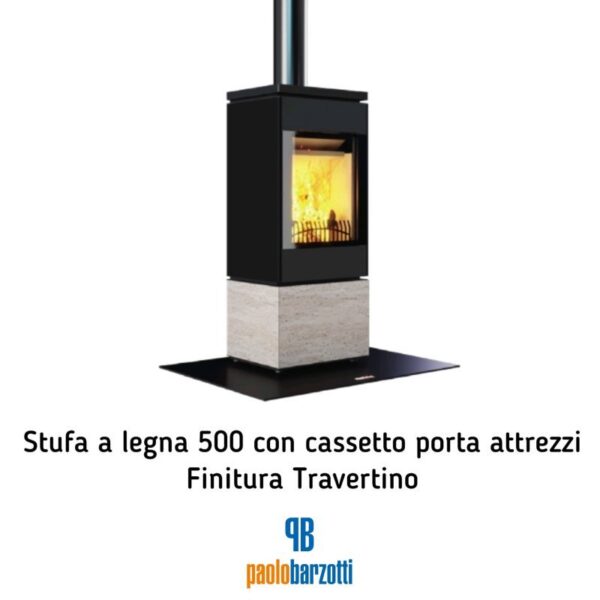 Stufa a legna 500 - 8,8 kw - immagine 8