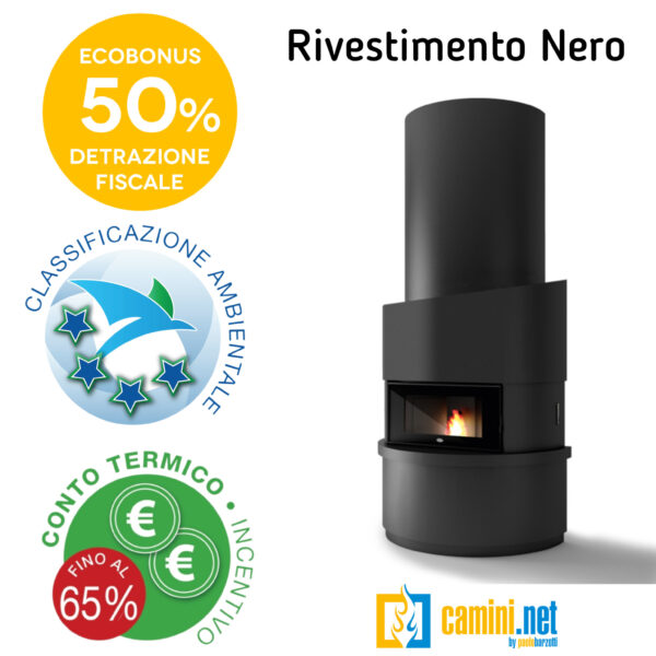 Camino a pellet Michelangelo - immagine 3