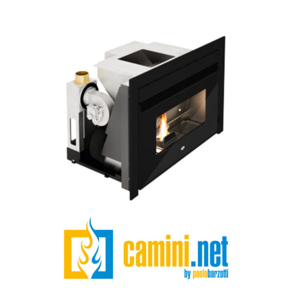 Camino a pellet Nico canalizzato - immagine 4