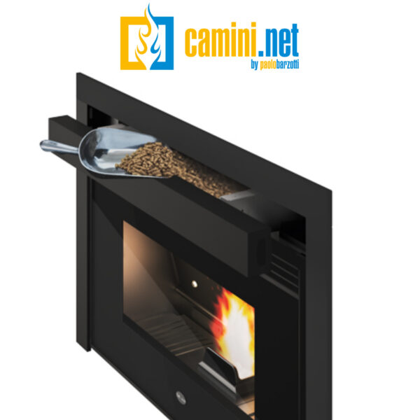 Camino a pellet Nico canalizzato - immagine 5