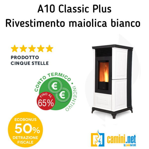 Stufa a pellet A10 Classic PLUS - immagine 5