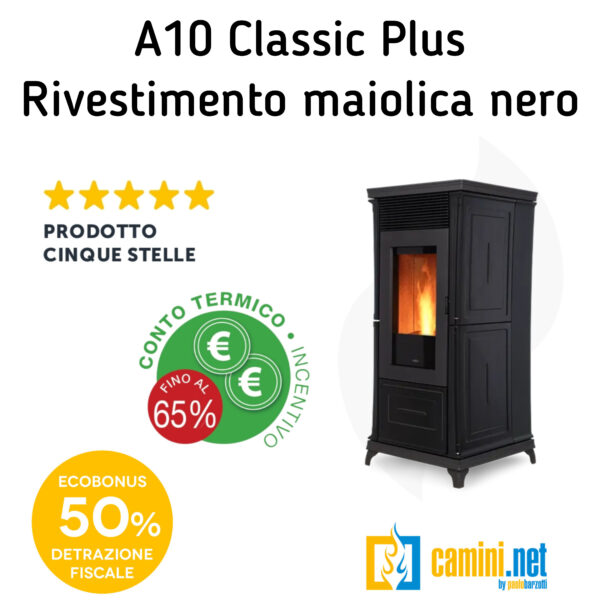 Stufa a pellet A10 Classic PLUS - immagine 7
