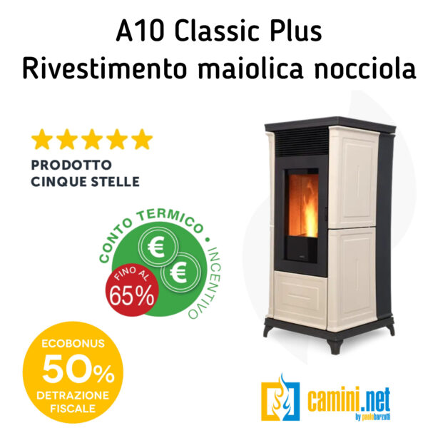 Stufa a pellet A10 Classic PLUS - immagine 8