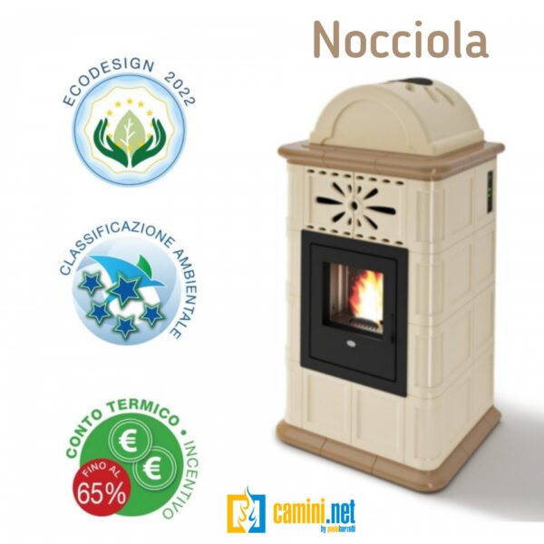 Stufa a pellet in maiolica Rosy - immagine 5