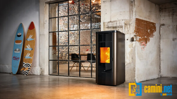 Termostufa a pellet Shape H20 IDRO - immagine 2