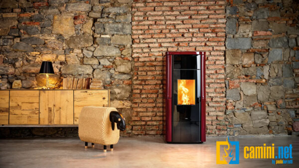 Termostufa a pellet Shape H25 IDRO - immagine 3