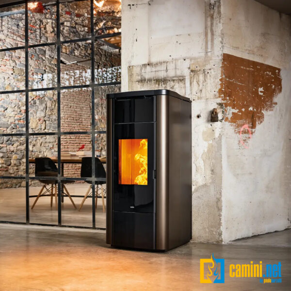 Termostufa a pellet Shape H25 IDRO - immagine 4