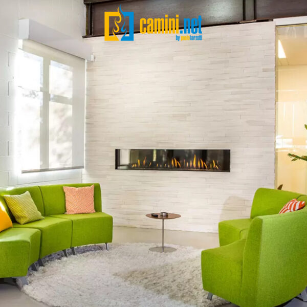 Camino a gas Clear 200 frontale - immagine 4
