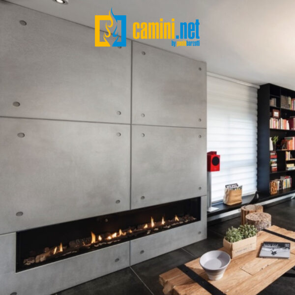 Camino a gas Clear 200 frontale - immagine 8
