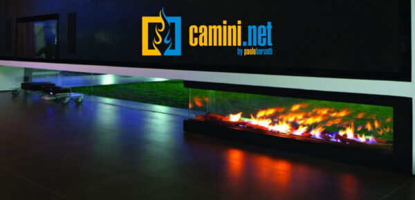 Camino a gas Clear 200 penisola - immagine 4