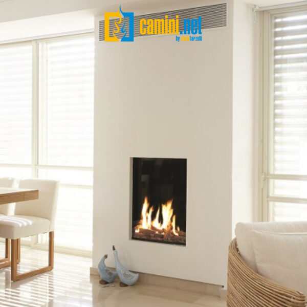 Camino a gas Clear 40 frontale - immagine 2