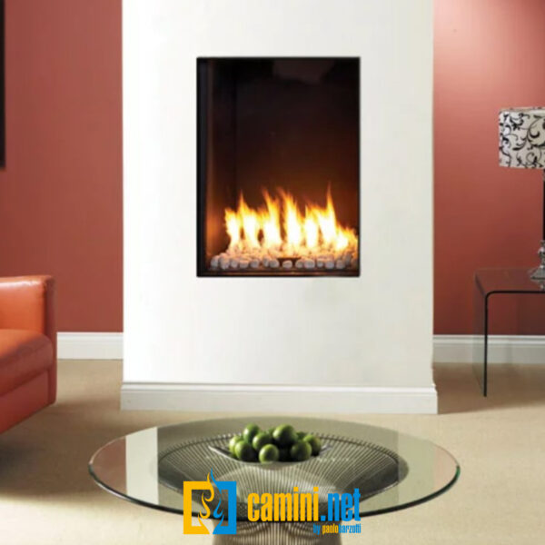 Camino a gas Clear 40 frontale - immagine 3