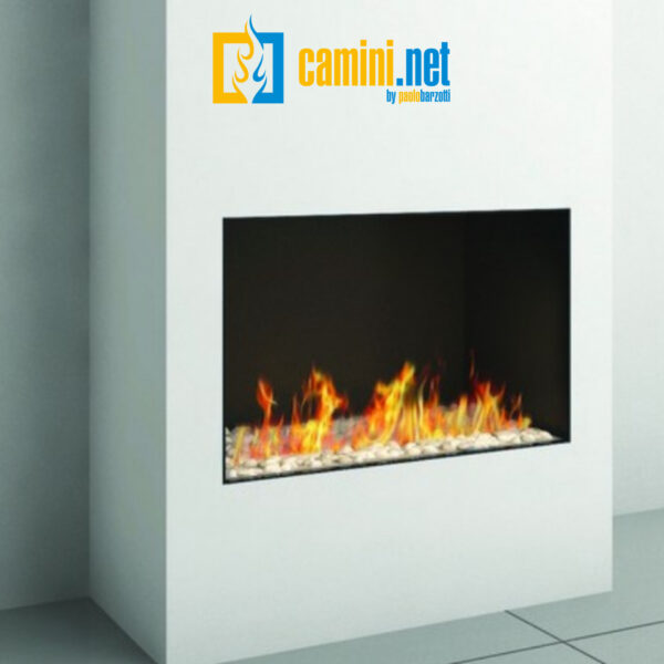 Camino a gas Clear 75 frontale - immagine 2