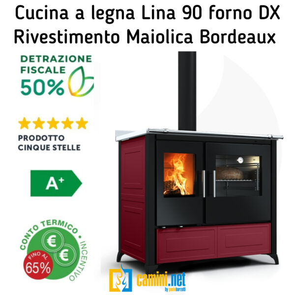 Cucina a legna Lina 90 - immagine 5