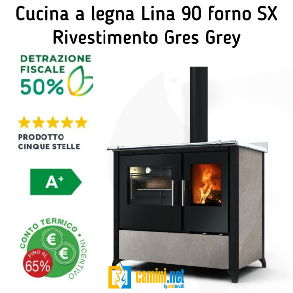 Cucina a legna Lina 90 - immagine 10