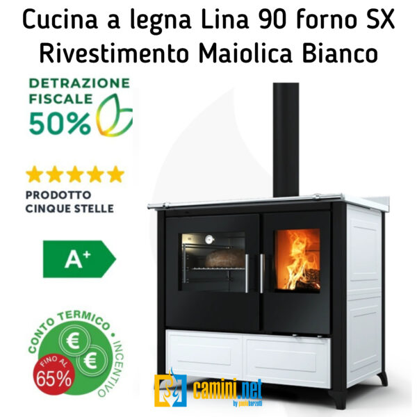 Cucina a legna Lina 90 - immagine 11