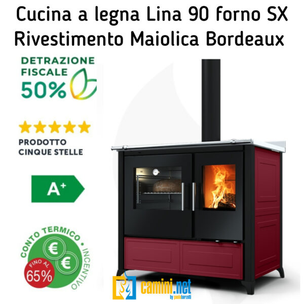 Cucina a legna Lina 90 - immagine 12