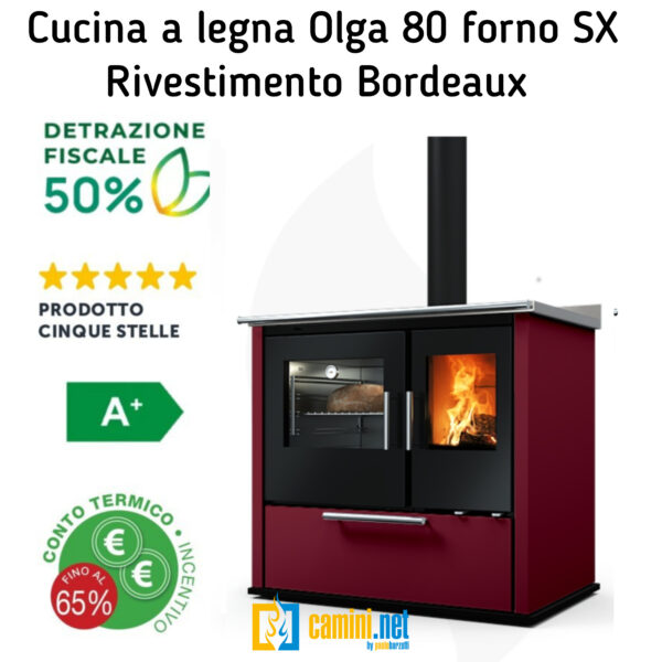 Cucina a legna Olga 80 - immagine 8