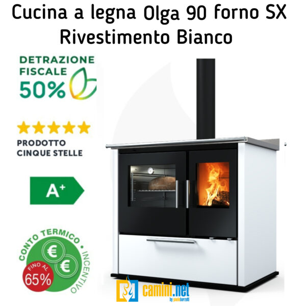 Cucina a legna Olga 90 - immagine 7