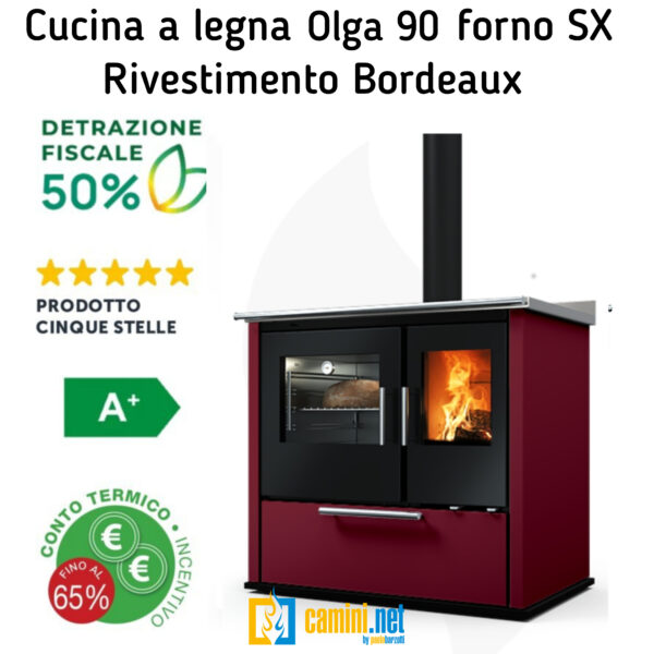 Cucina a legna Olga 90 - immagine 8