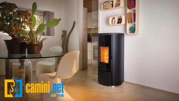 Termostufa a pellet Shape Glass H12 - H10 - immagine 3