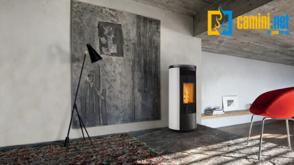Termostufa a pellet Shape Round H17 IDRO - immagine 2