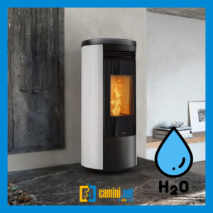 Termostufa a pellet Shape Round H17 IDRO