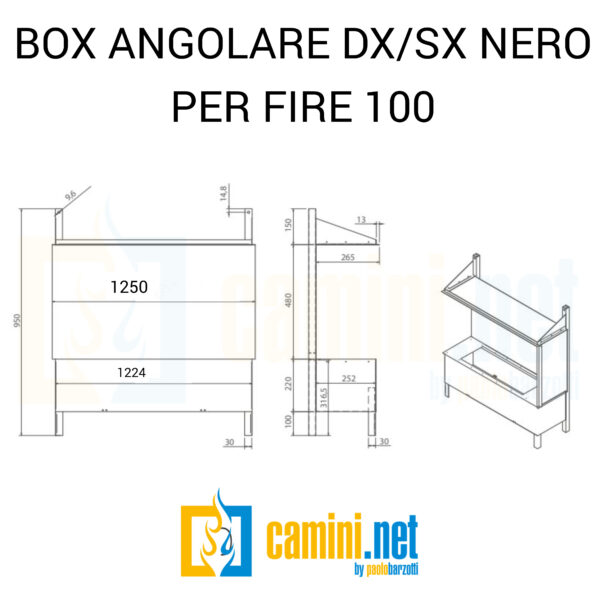 Bruciatore a bioetanolo Fire 100 con telecomando - immagine 5