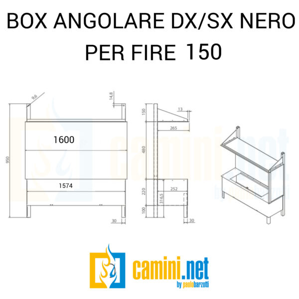 Bruciatore a bioetanolo Fire 150 con telecomando - immagine 7