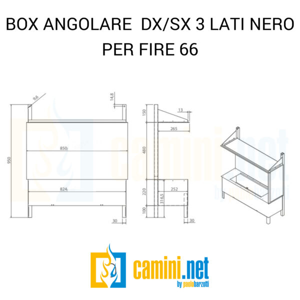 Bruciatore a bioetanolo Fire 66 con telecomando - immagine 6