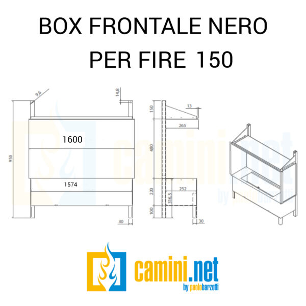 Bruciatore a bioetanolo Fire 150 con telecomando - immagine 6