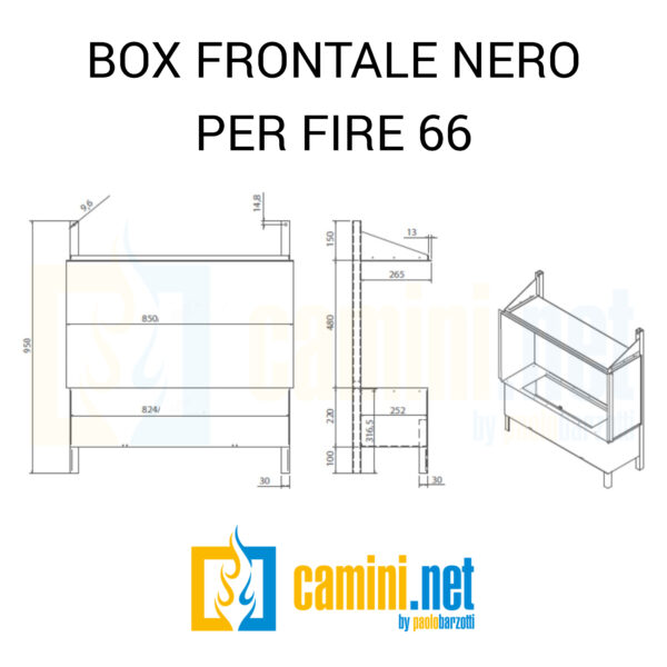 Bruciatore a bioetanolo Fire 66 con telecomando - immagine 5