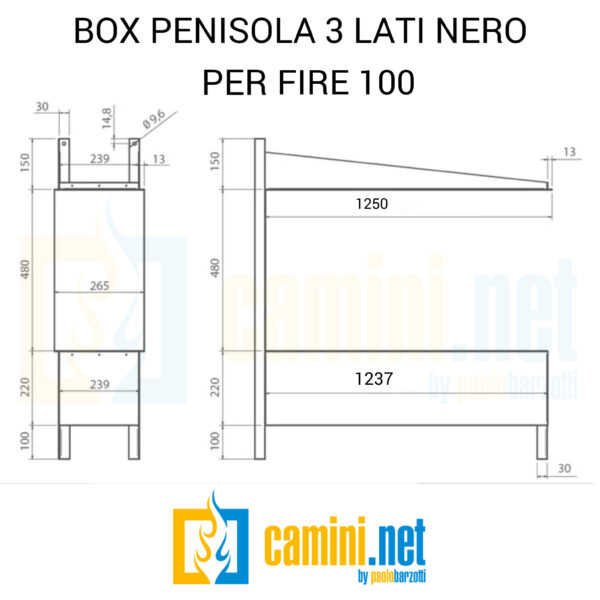 Bruciatore a bioetanolo Fire 100 con telecomando - immagine 7
