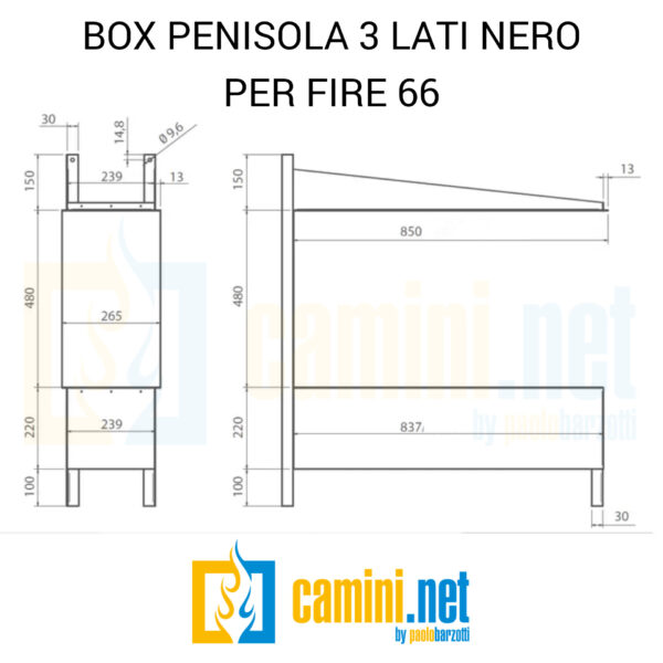 Bruciatore a bioetanolo Fire 66 con telecomando - immagine 8
