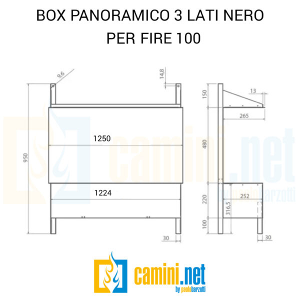 Bruciatore a bioetanolo Fire 100 con telecomando - immagine 8