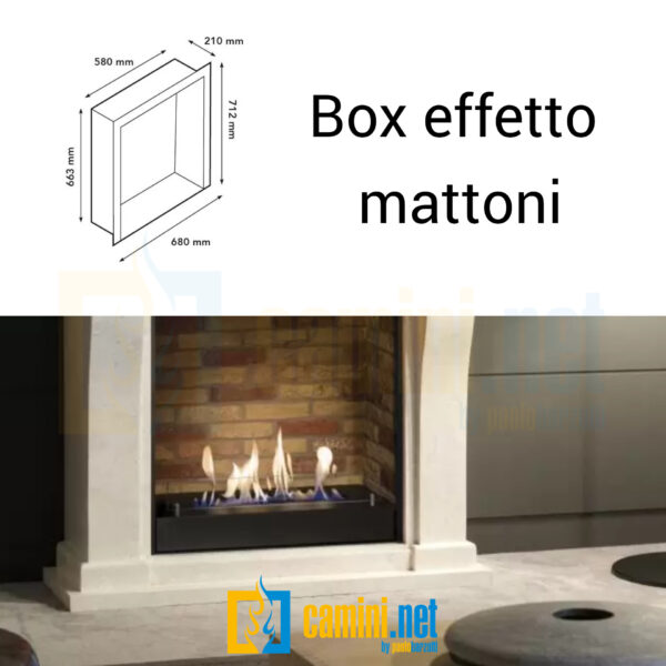 Bruciatore a bioetanolo manuale 57,5x20 - immagine 9