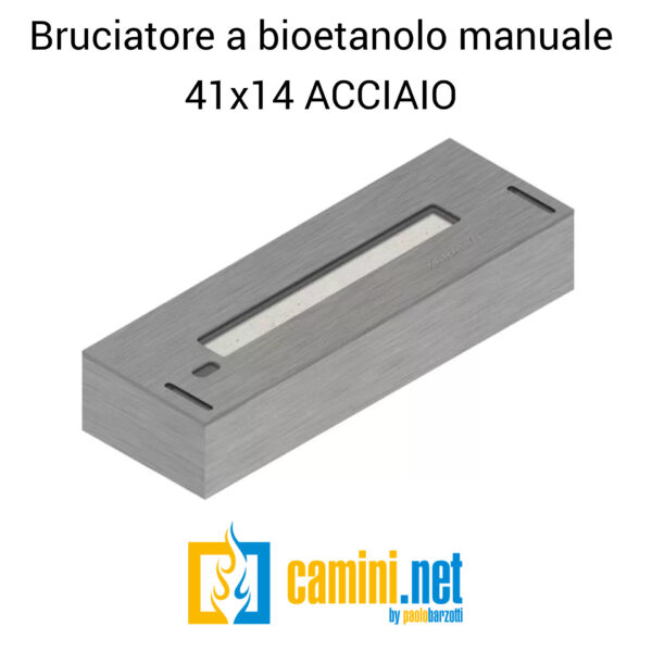 Bruciatore a bioetanolo manuale 41x14 - immagine 5