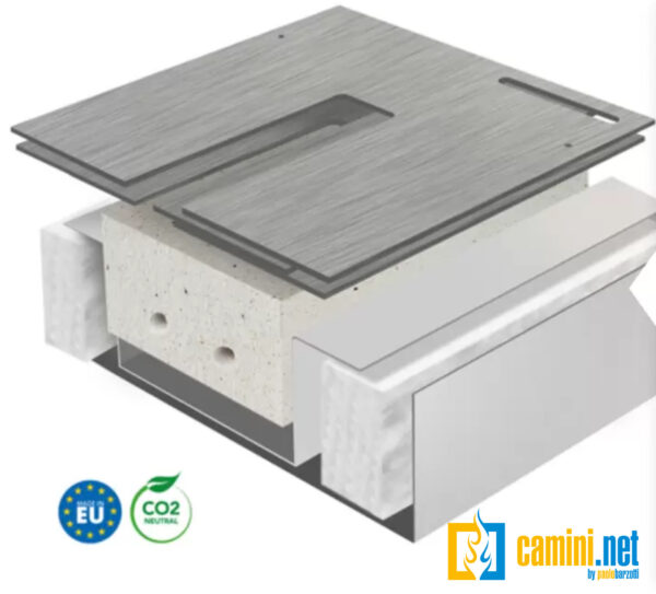 Bruciatore a bioetanolo manuale 57,5x20 - immagine 2