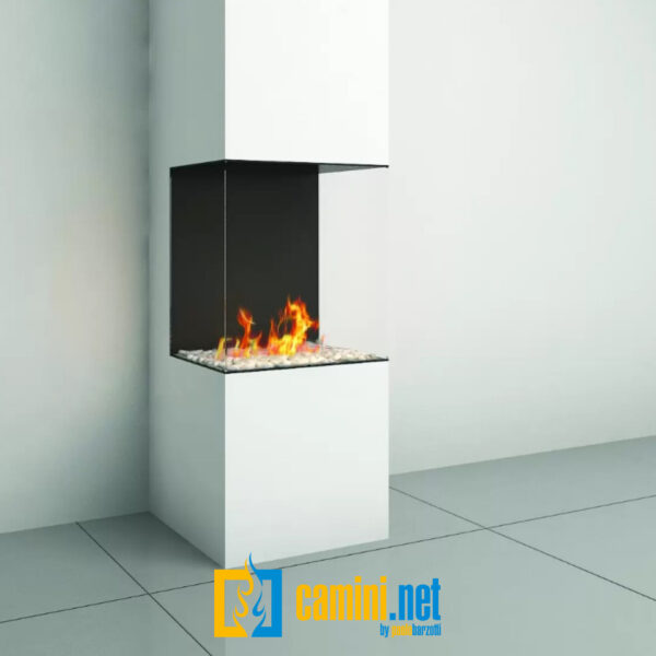 Camino a gas Clear 40 TRIFACCIALE - immagine 3