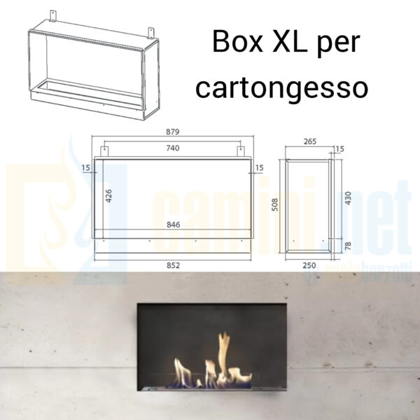 Bruciatore a bioetanolo manuale 80x14 - immagine 4