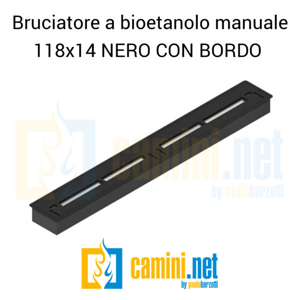 Bruciatore a bioetanolo manuale 118x14 - immagine 2