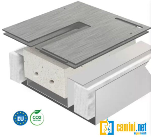 Bruciatore a bioetanolo manuale 80x14 - immagine 3